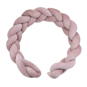 Tresse décorative rose Wooly